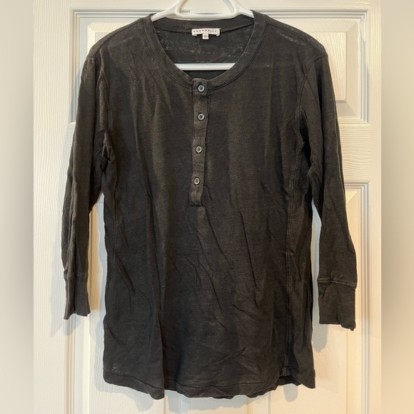 Community linen henley - Picture 2 of 3